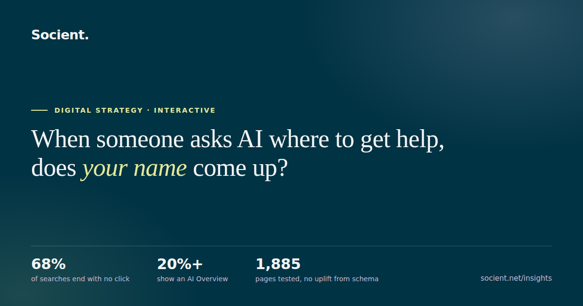 When someone asks AI where to get help, does your name come up? An interactive AEO and GEO guide